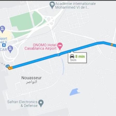 Comodo Apartamento A 8 Min Del Aeropuerto De Casablanca,Wifi Ultra Rapido Y Parking Gratis Derroua Extérieur photo